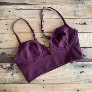 Free People XS Brianna Longline Underwire Bra